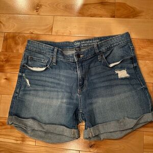 Gap Women's Blue Denim Shorts